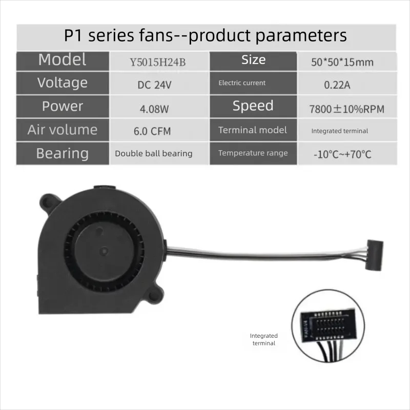 Hotend Assembly - P1/X1 Series Front Housing Assembly 5015