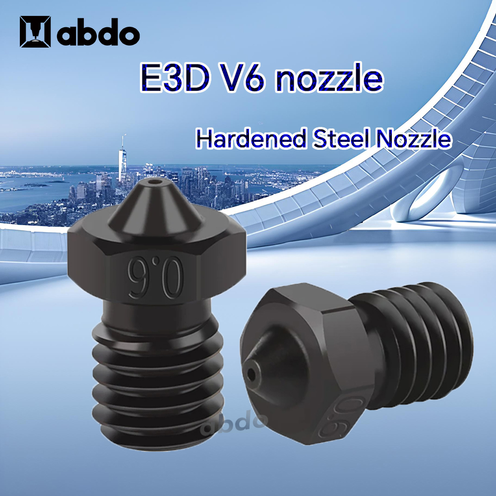 Nozzle Tungsten - E3D Nozzle 0.2/0.4/0.6/0.8mm Hardened Steel Nozzles