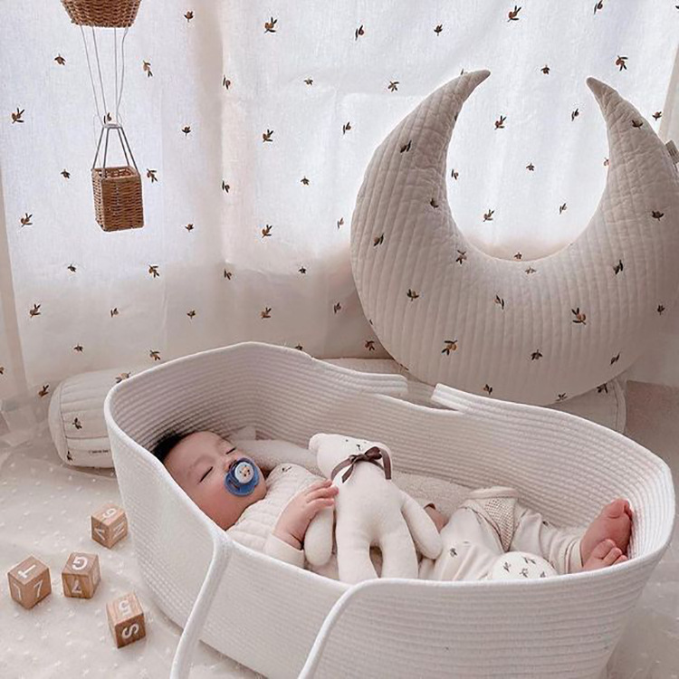 Carriage Bed - Ins Wind New Cotton Rope Woven