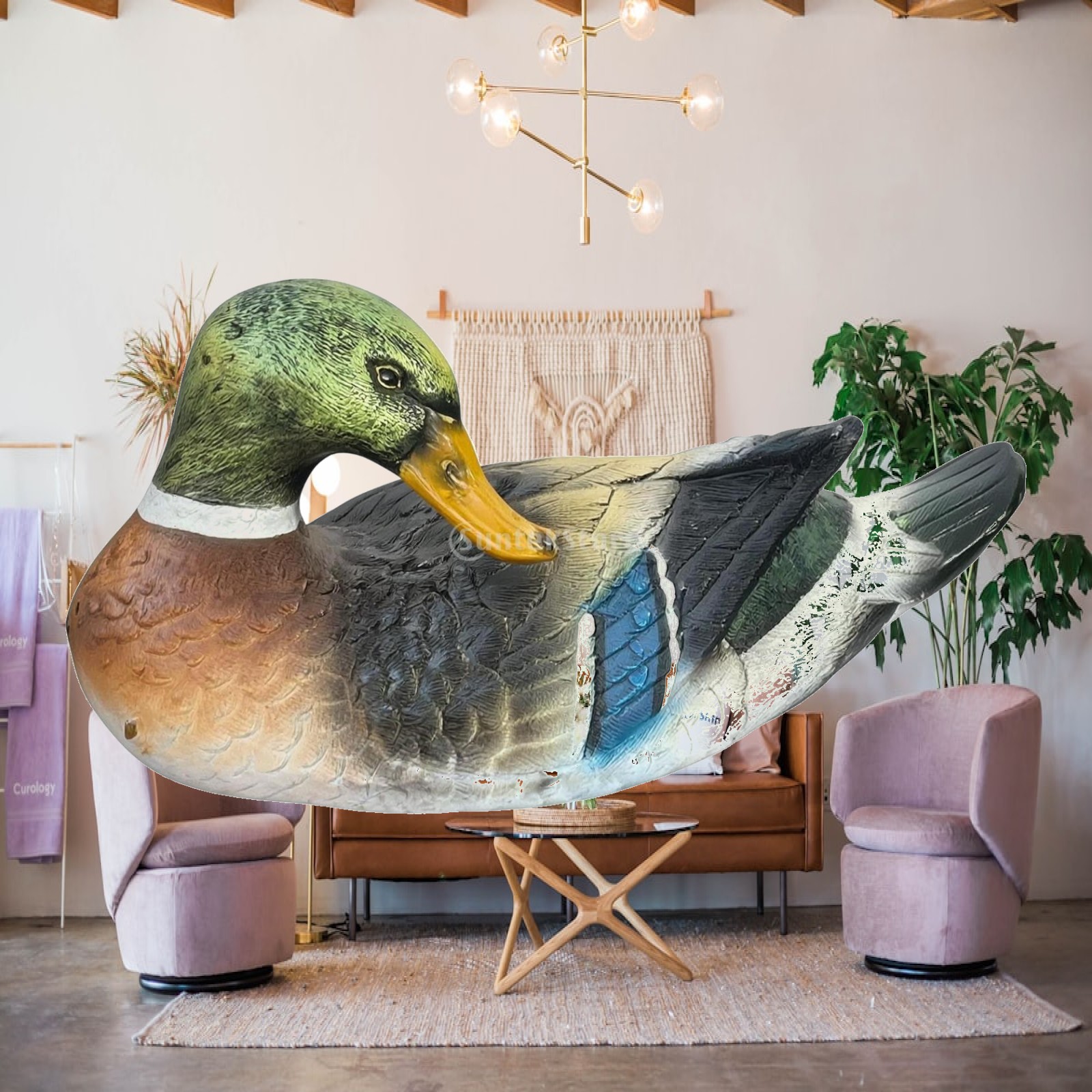 Resin - Resin Duck Figurine Outdoor Pond Sculpture