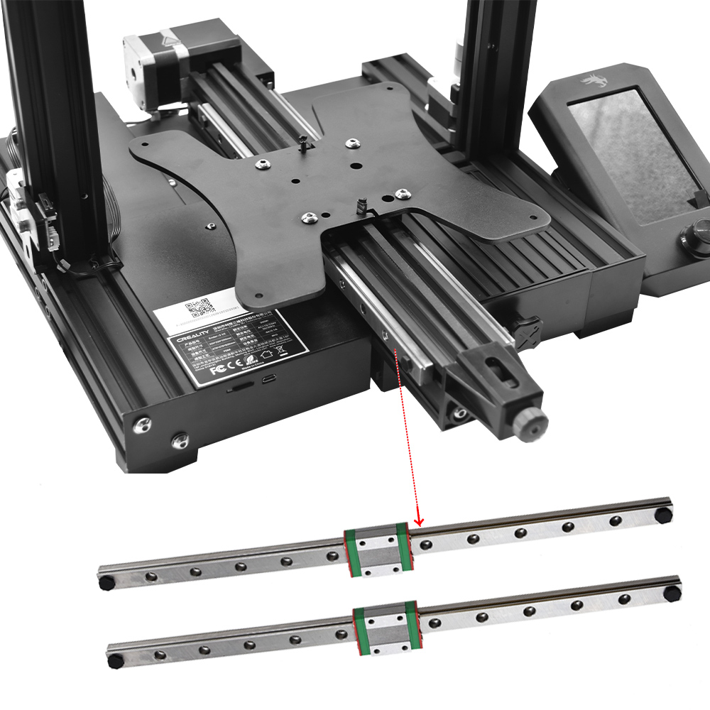Ender 3/V2/Pro 3D Printer Y-ax - Linear Rail Mgn12H Set recension och pris