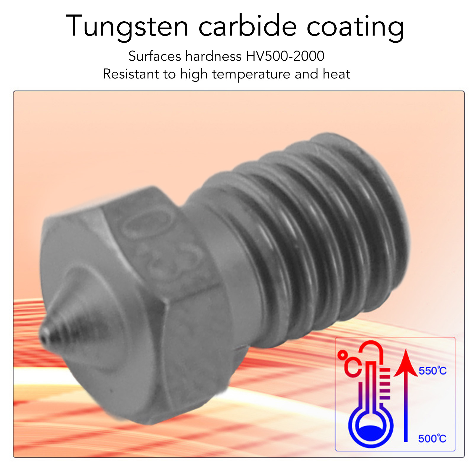 3D Printers Nozzle V6 Extruder - Nozzle Tungsten recension och pris