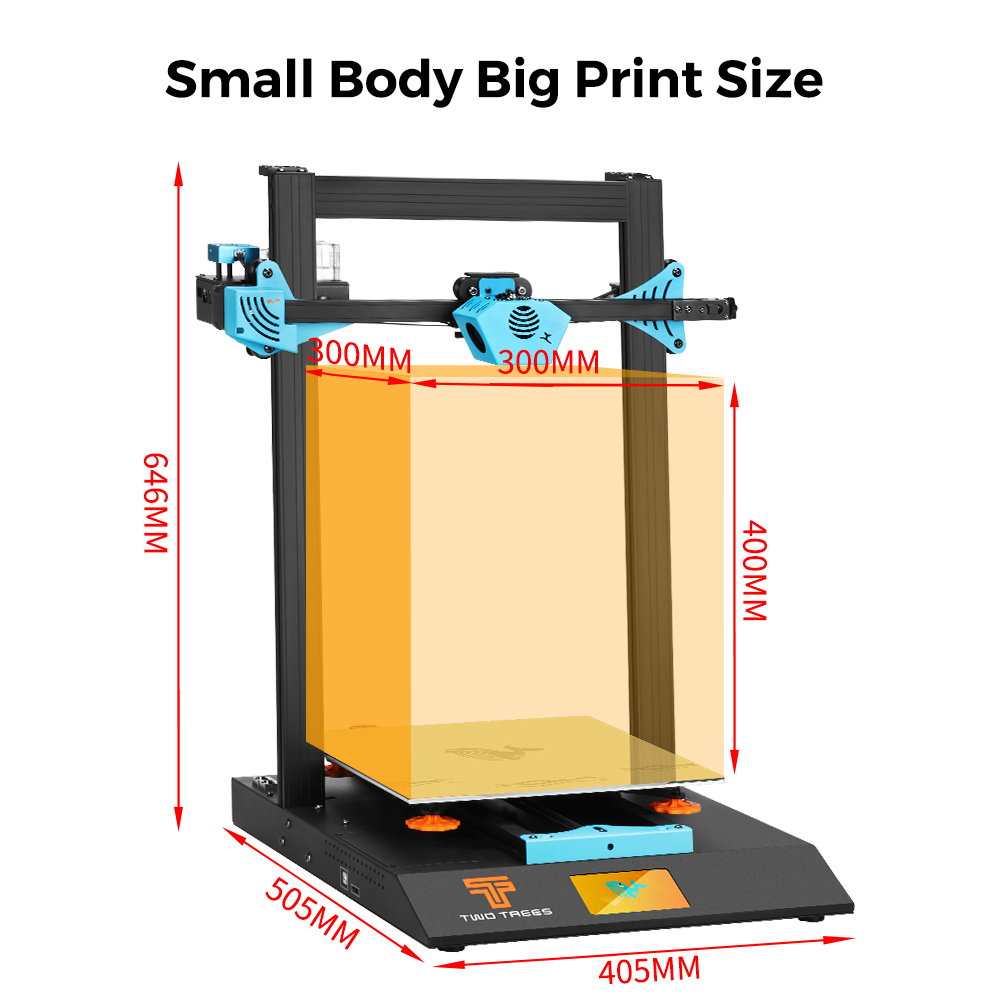 Twotrees Blu-5 Bluer Plus l3D  - Corexy 3D Printer Kit recension och pris
