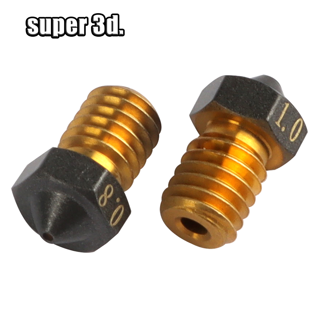1/2/5Pcs V6 PTFE Nozzle Brass  - Nozzle Tungsten recension och pris
