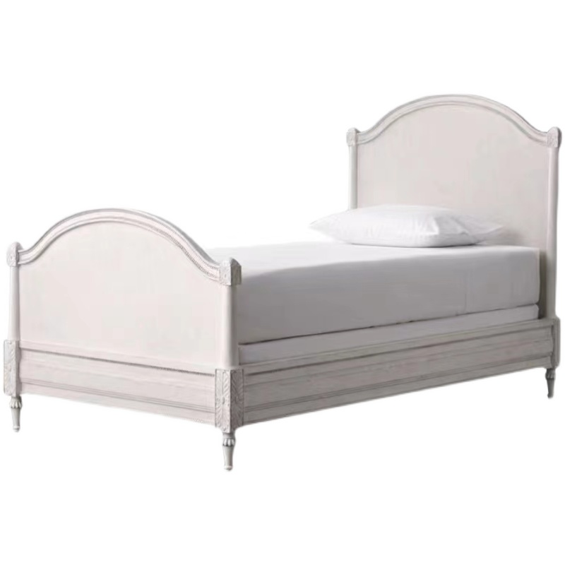 French retro old solid wood be - Carriage Bed recension och pris