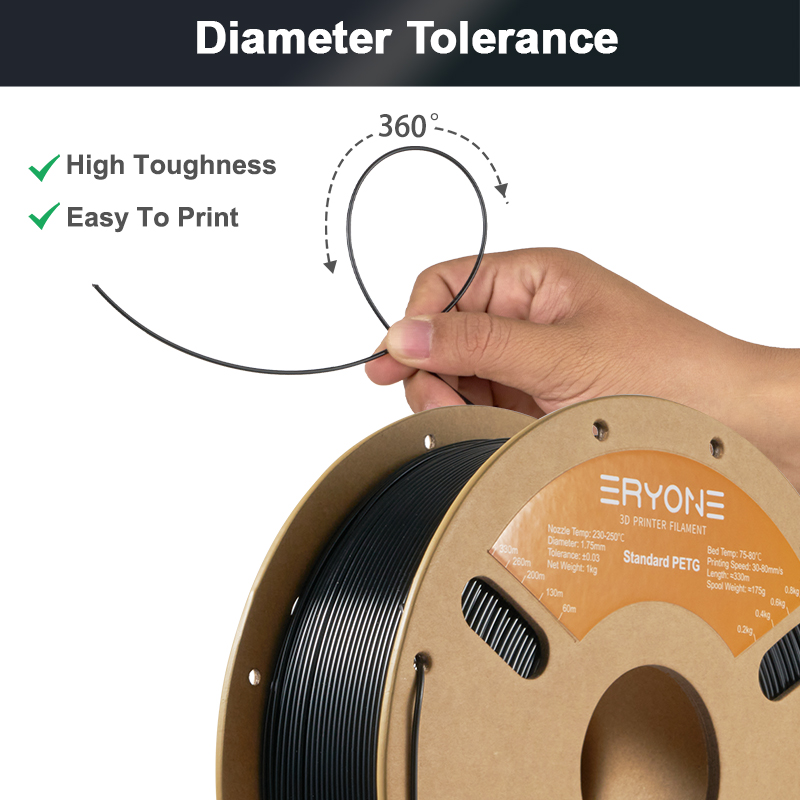 ERYONE 1KG PETG Standard/Hyper - Filament 1.75 recension och pris