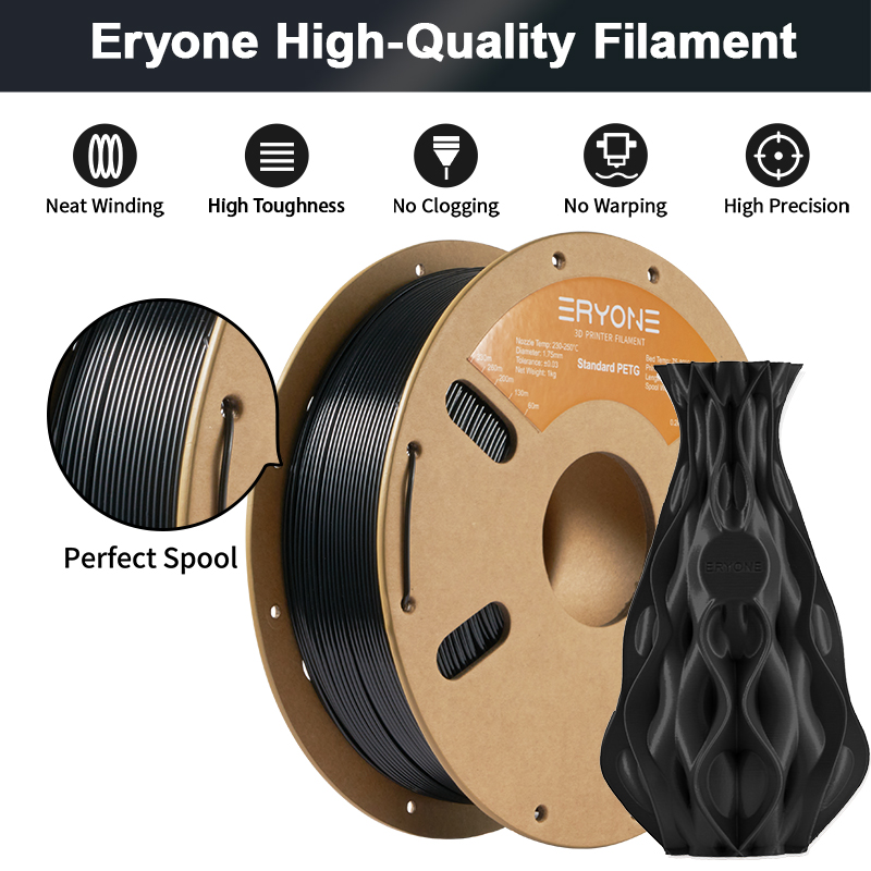ERYONE 1KG PETG Standard/Hyper - Filament 1.75 recension och pris
