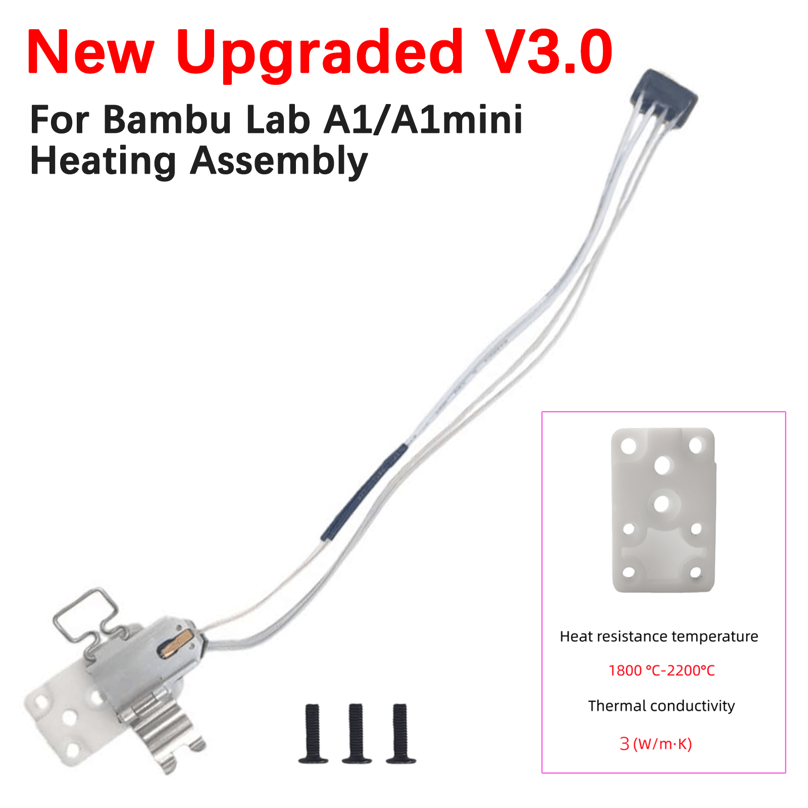Heating Assembly Kit V1 V2 V3  - 3D Printer Stand recension och pris