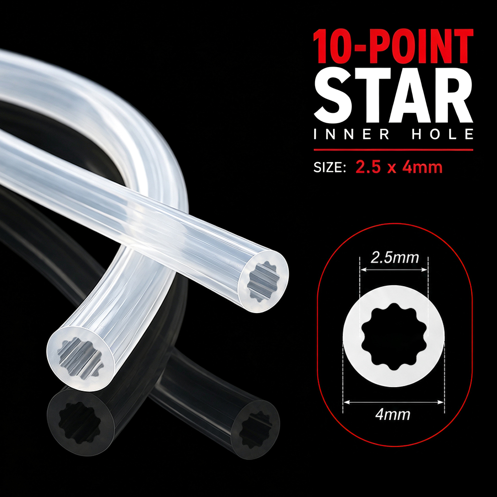 Star Shaped PTFE Tube Multicol - Ptfe Tube recension och pris