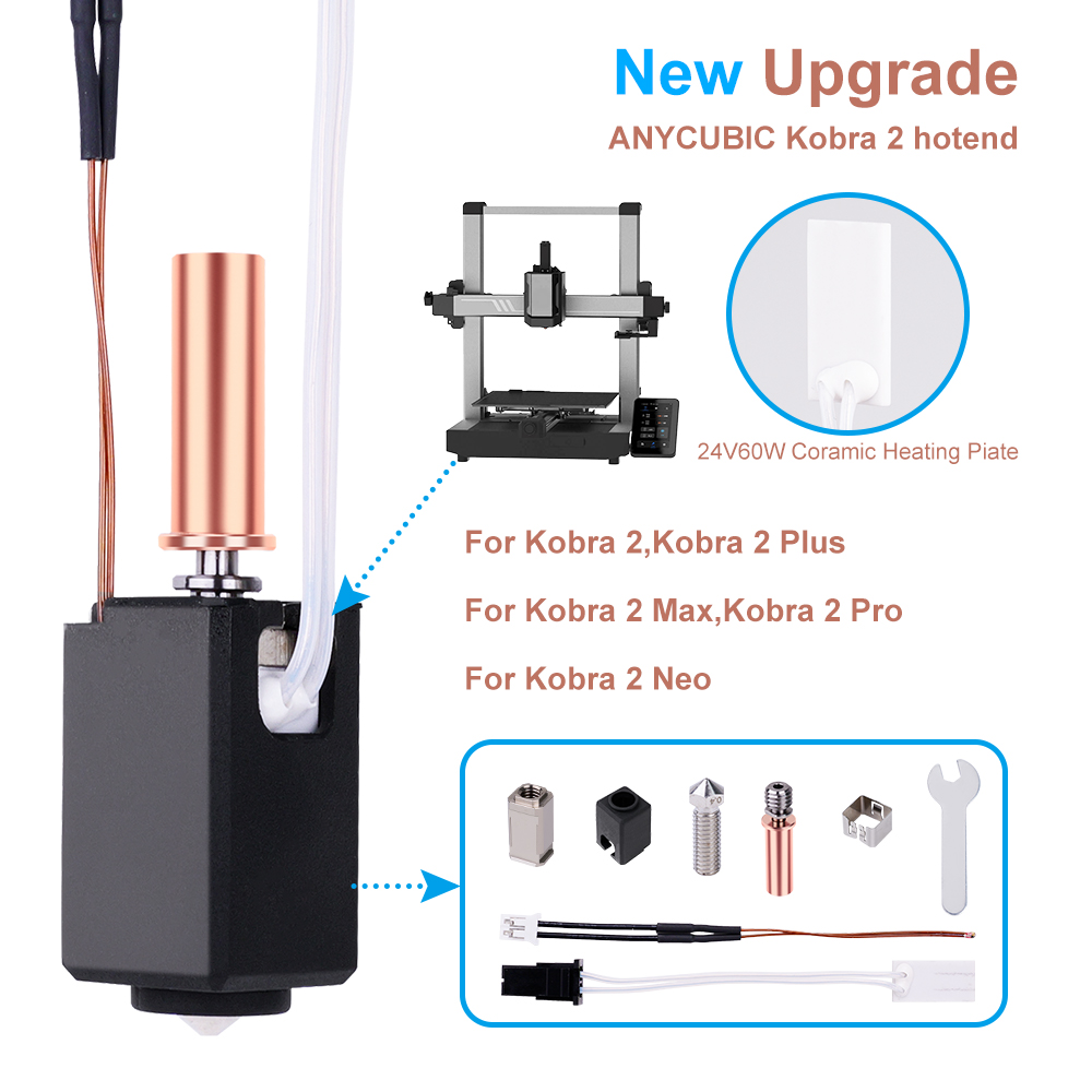 Upgrade for Anycubic Kobra 2 H - Hotend 0.4Mm recension och pris