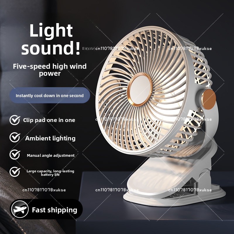 Small Fan with Clip for Office - Carriage Bed recension och pris