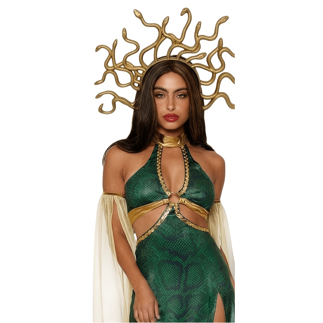 Womens Green Snake Woman Dress - Cobra Extruder recension och pris