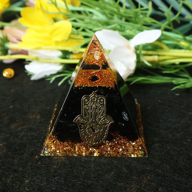 Hamsa Hand Resin Crystal Pyram - Resin recension och pris