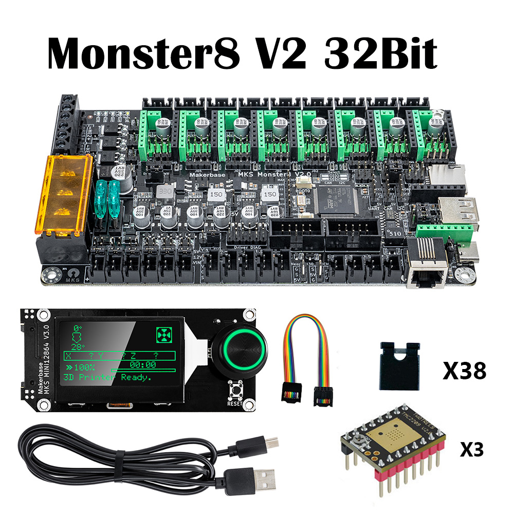Makerbase MKS Monster8 V2 32Bi - Mks Sgen recension och pris