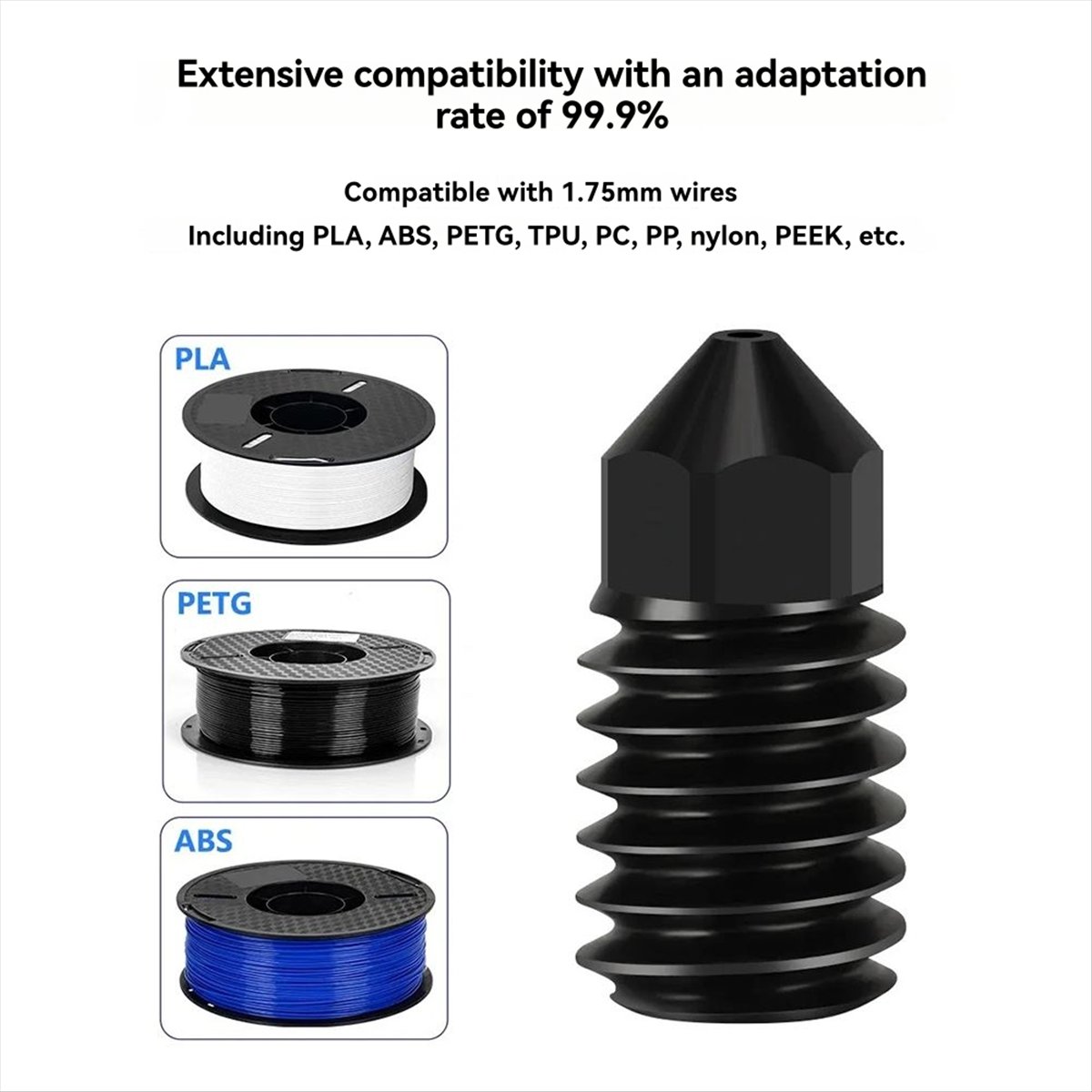 SWXF For A1 Nozzle Hardened St - Hotend 0.4Mm recension och pris