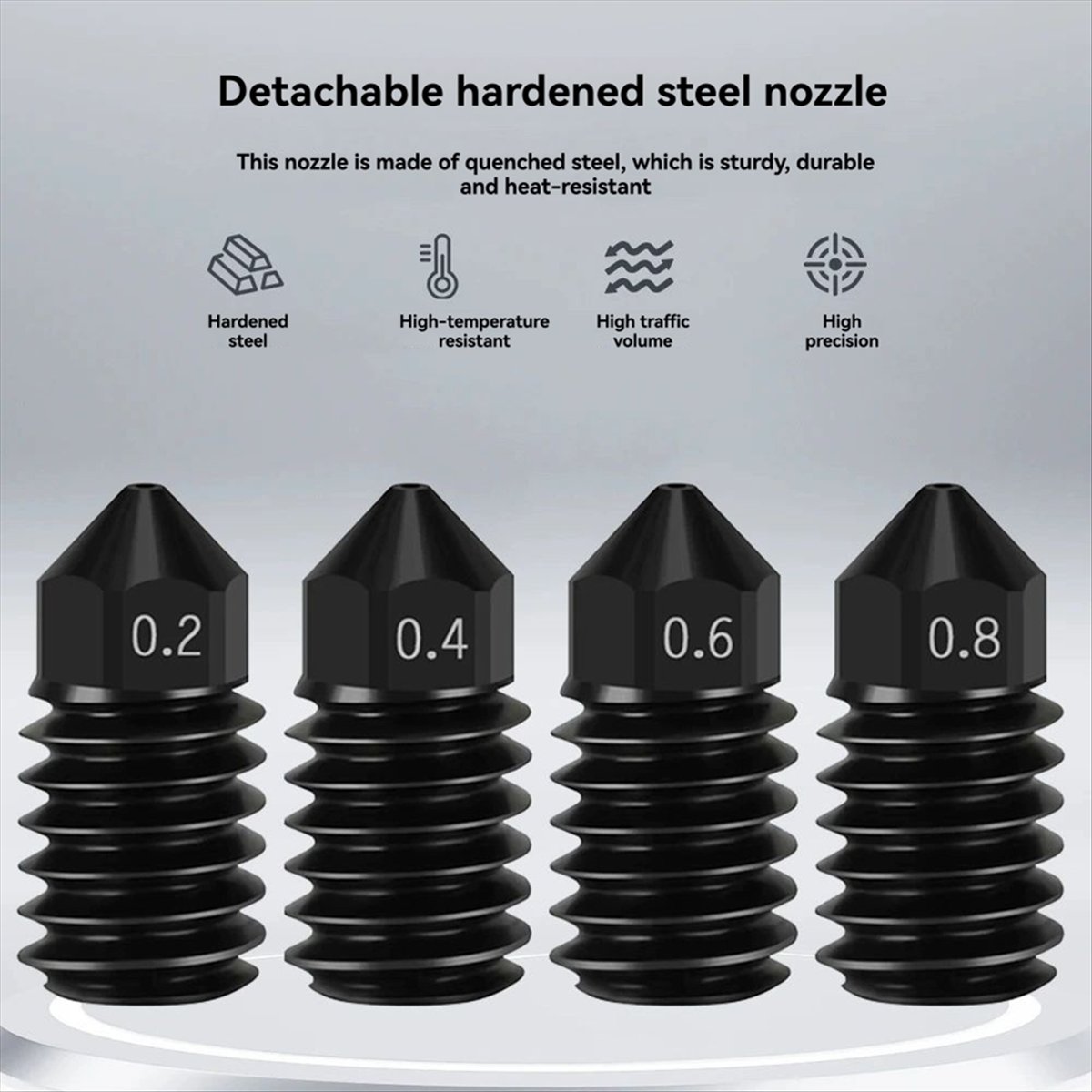 SWXF For A1 Nozzle Hardened St - Hotend 0.4Mm recension och pris