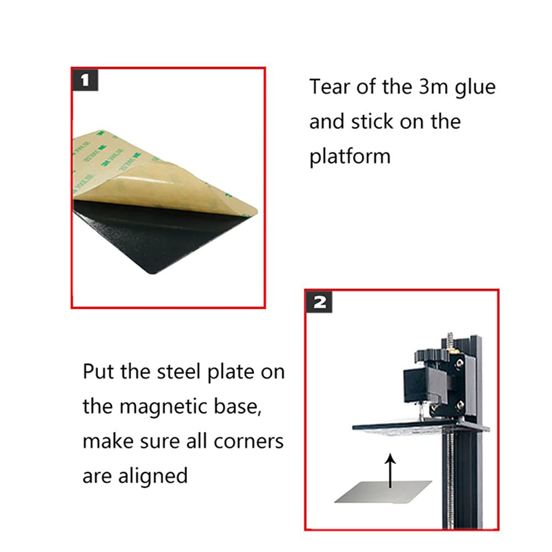 Mars 5 Flex Build Plate 160x96 - 3D Printer Stand recension och pris