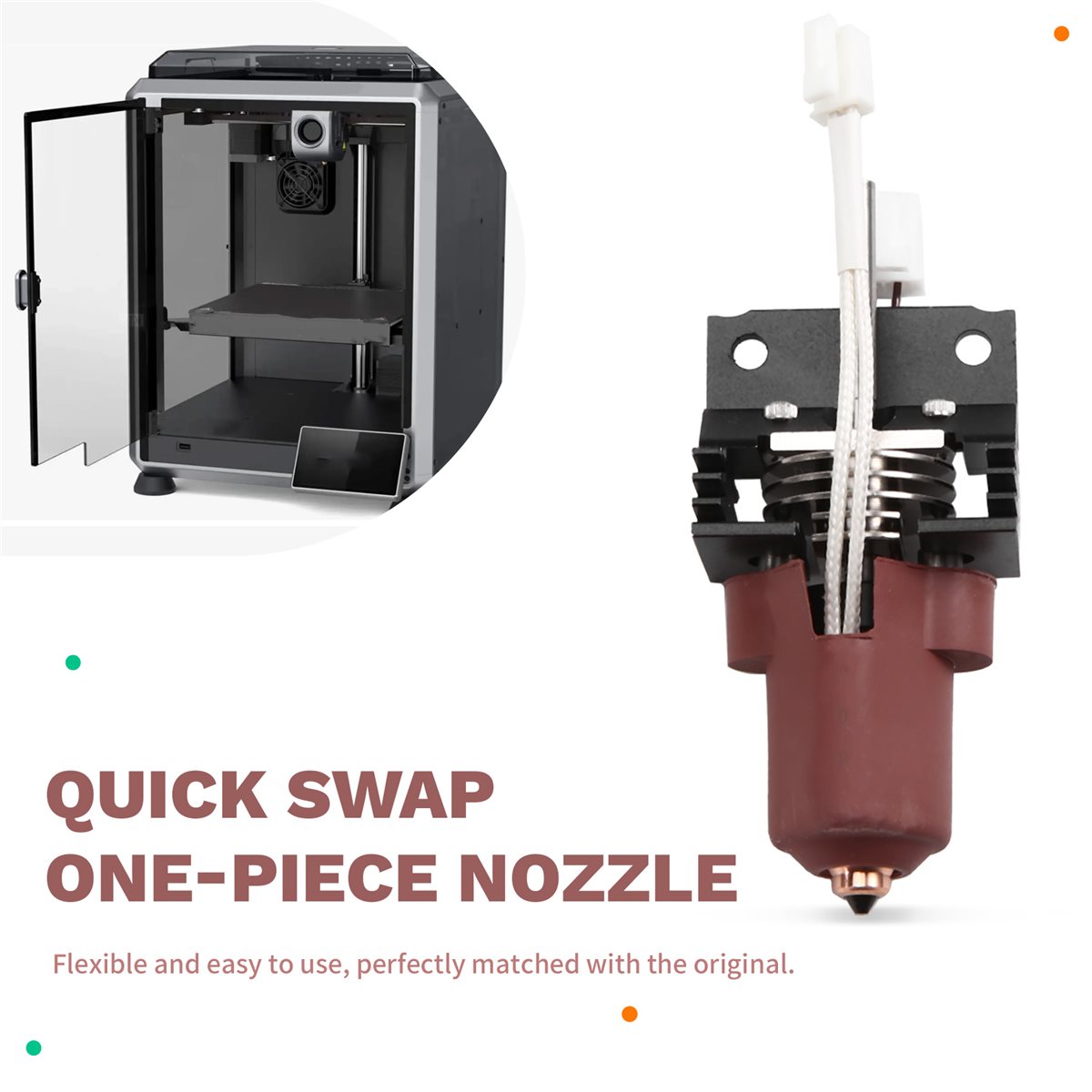 (A75T) Hotend Kit for Creality - High Flow Ceramic Hotend recension och pris
