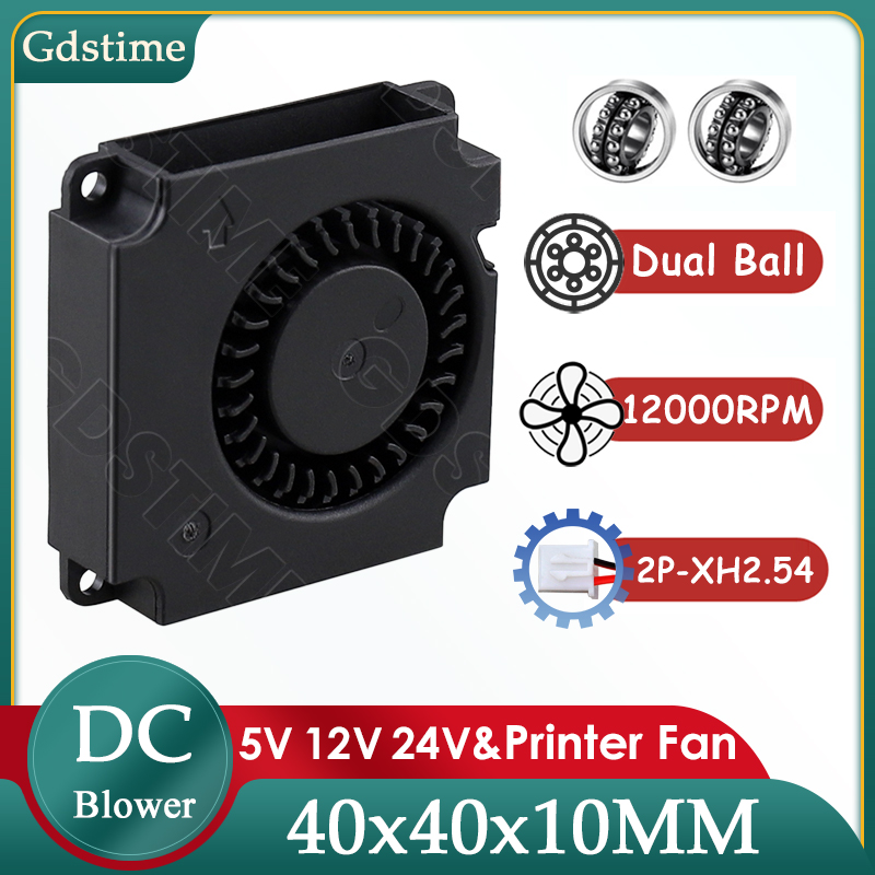 Gdstime 4010 Fan 24V 12V 5V 40 - Hotend Assembly recension och pris