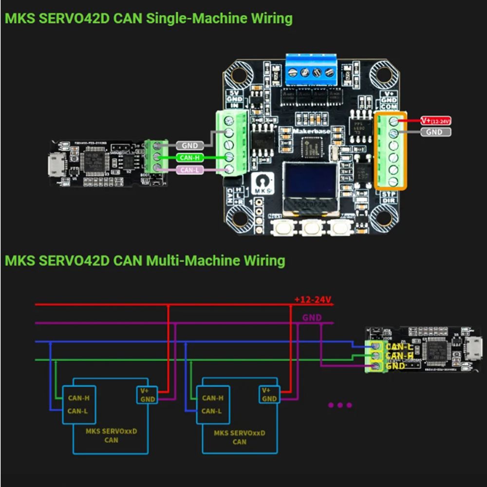 [AC18 Digital]/SERVO42D 40 CAN - Closed Loop Stepper Motor Nema 17 recension och pris
