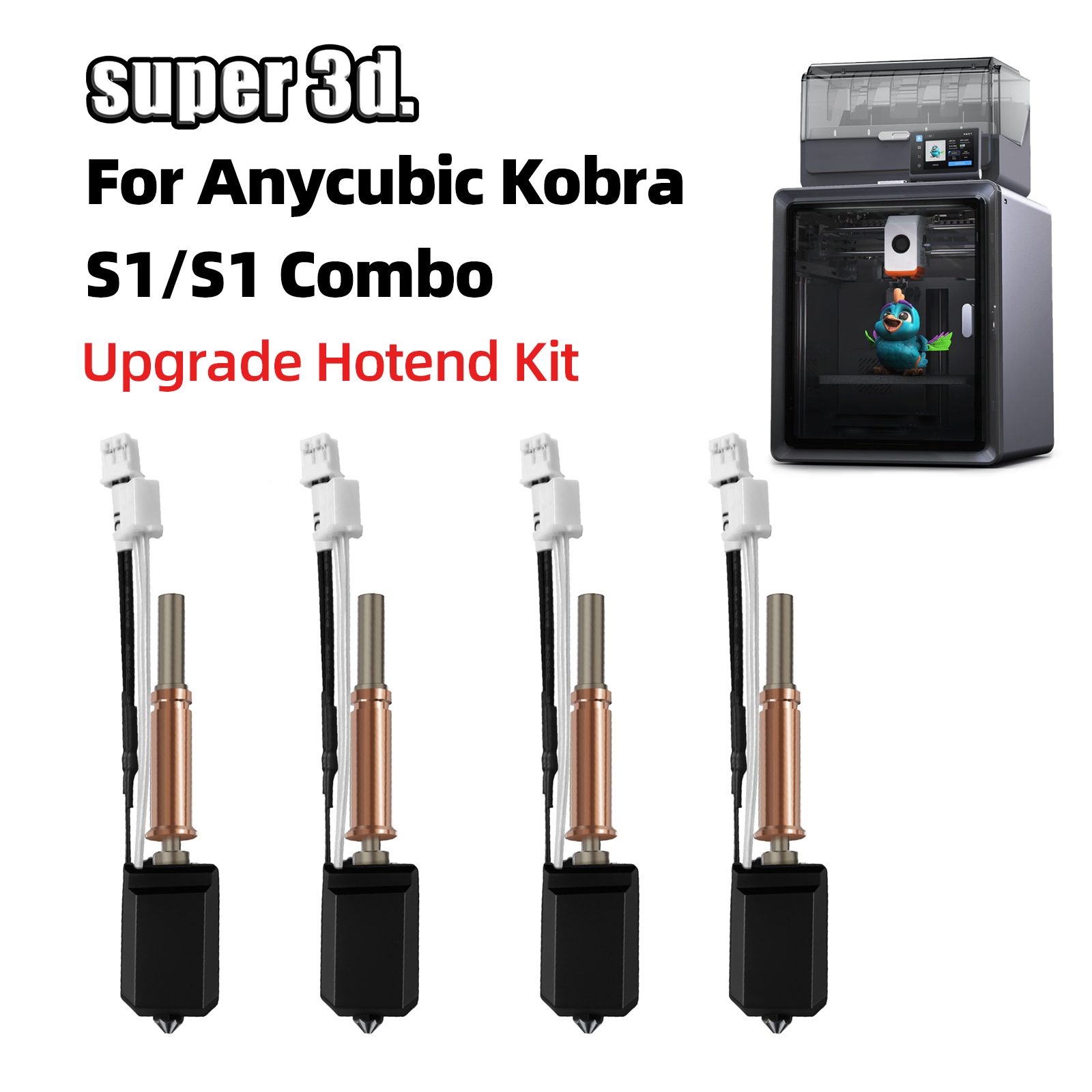 For Anycubic Kobra S1 Hotend K - Hotend Assembly recension och pris