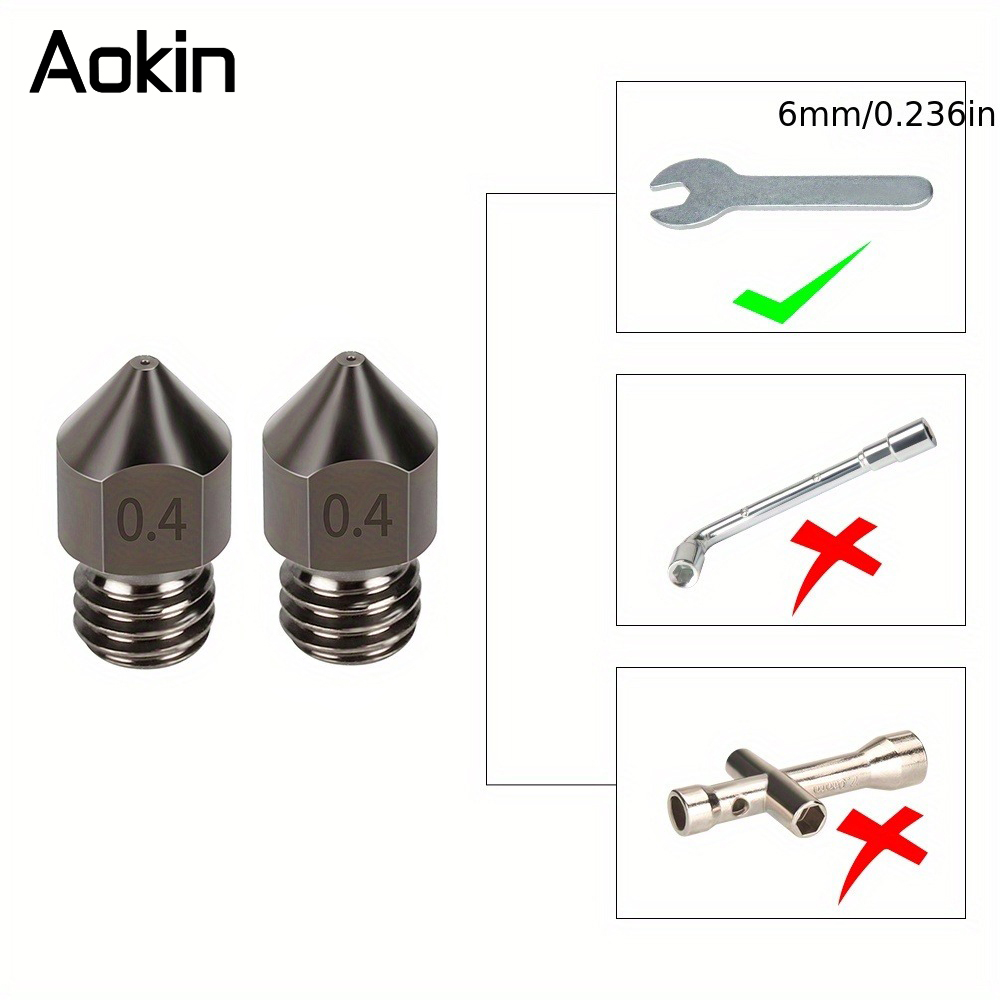 1/5/10PCS MK8 Nozzle Upgrade H - Direct Drive Extruder recension och pris