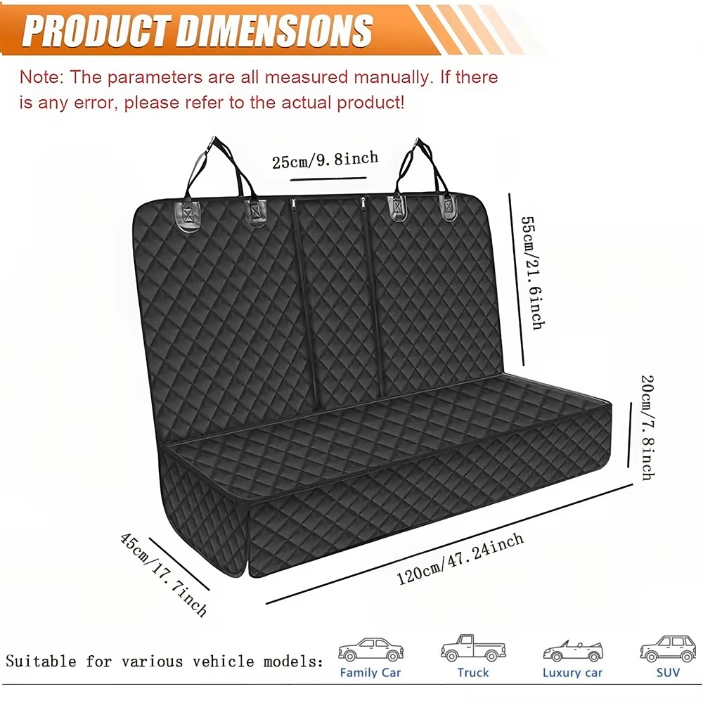 Pet Car Back Seat Cover Scratc - Carriage Bed recension och pris