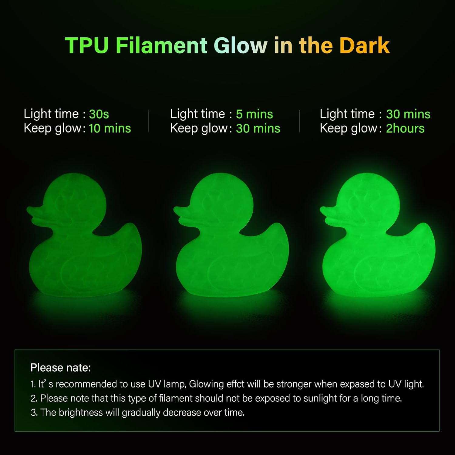 Halloween Glow in The Dark Fil - Filament 1.75 recension och pris