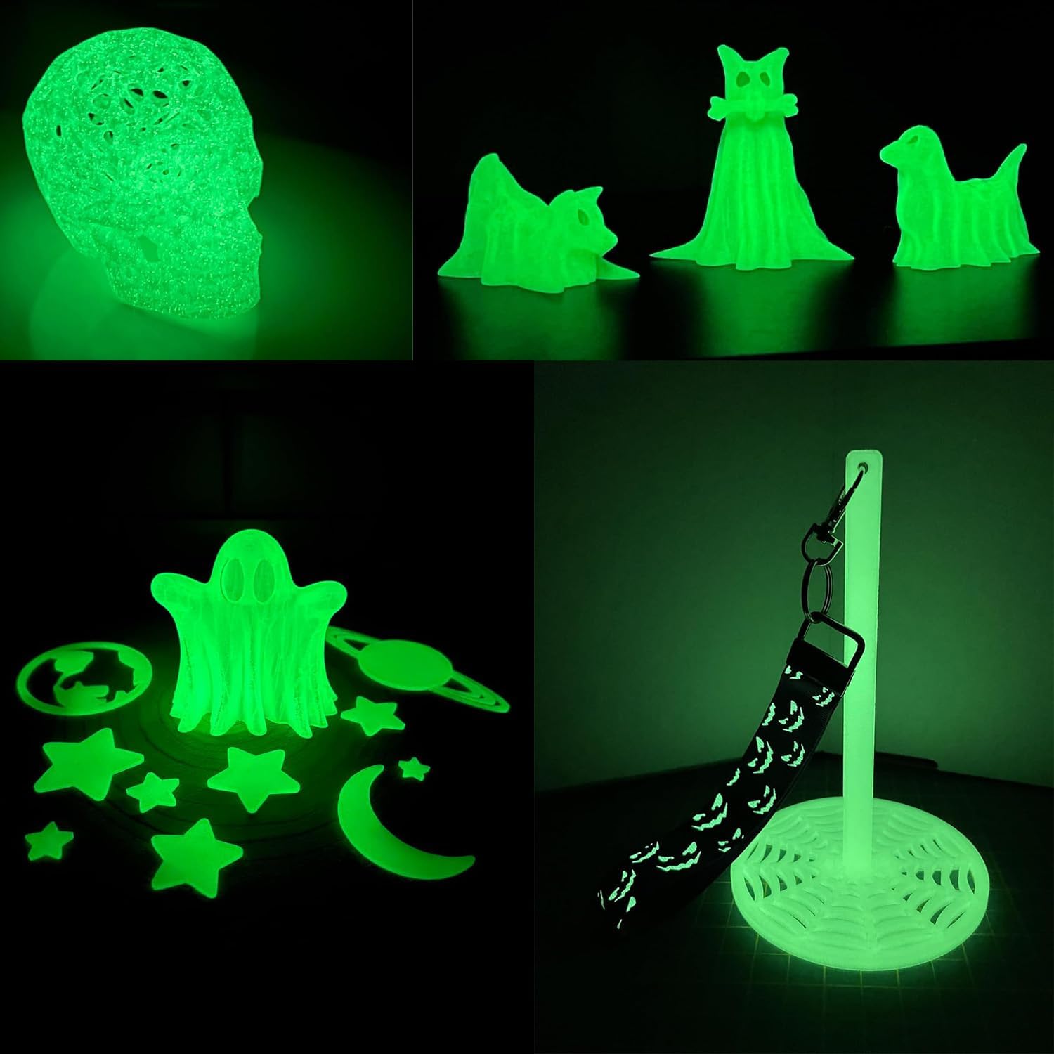 Halloween Glow in The Dark Fil - Filament 1.75 recension och pris