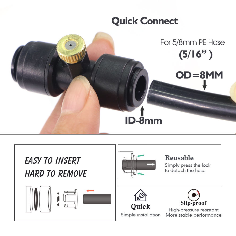 0.1-1mm Brass Spray Nozzle W/T - Nozzle Brass recension och pris