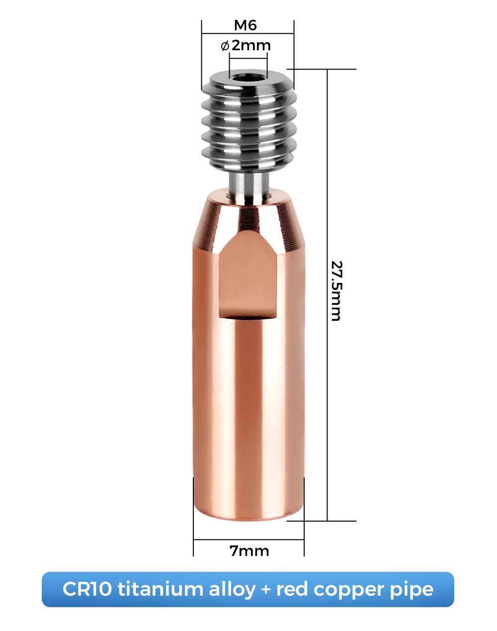 High Quality E3D V6 Throat V5  - Bowden Tube recension och pris