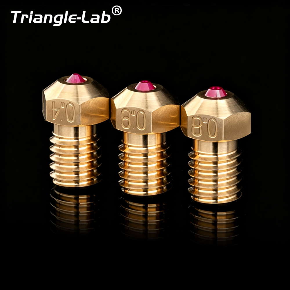 Trianglelab® T-V6 Plated Coppe - Nozzle Tungsten recension och pris