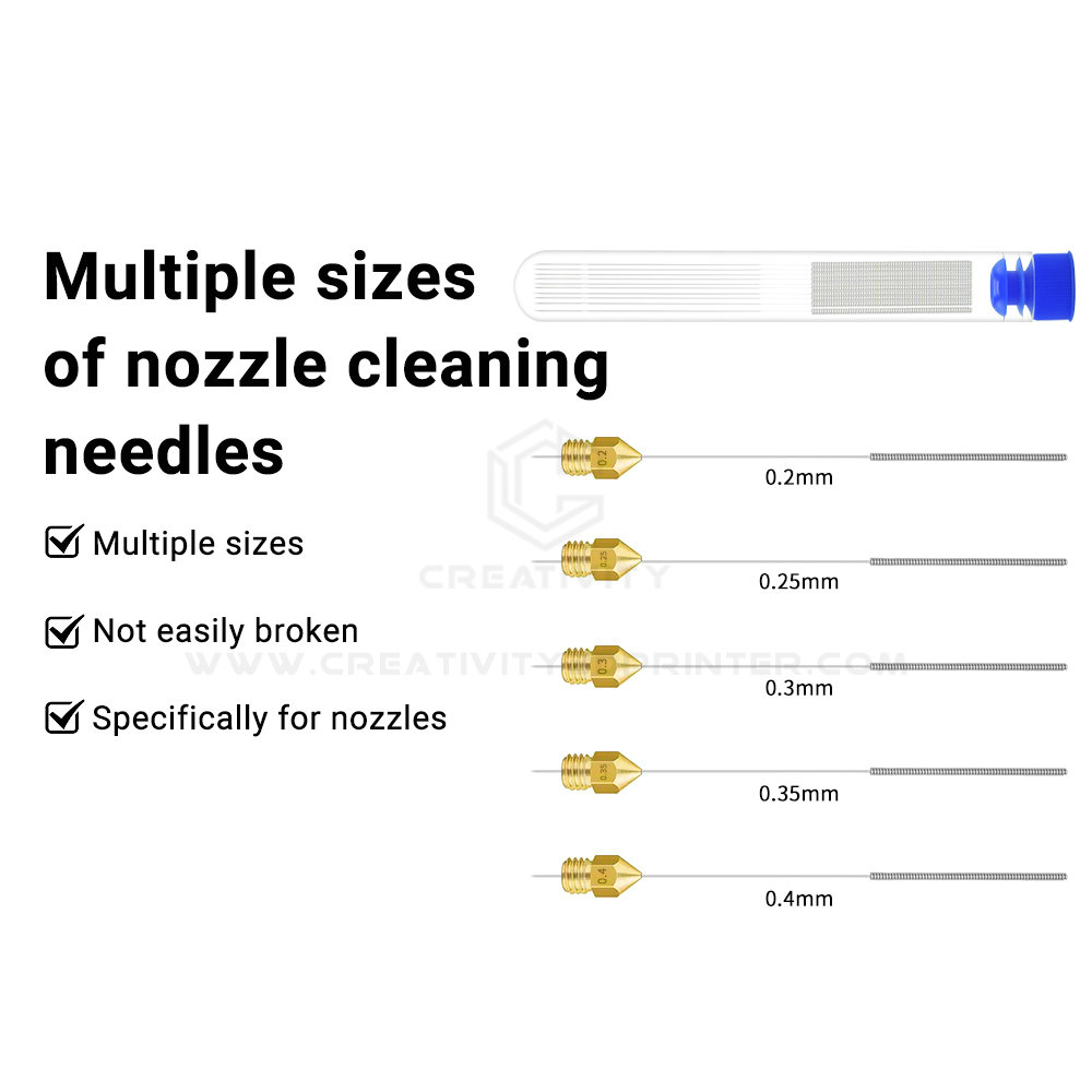 10PC Nozzle Cleaning Needle 0. - Hotend 0.4Mm recension och pris