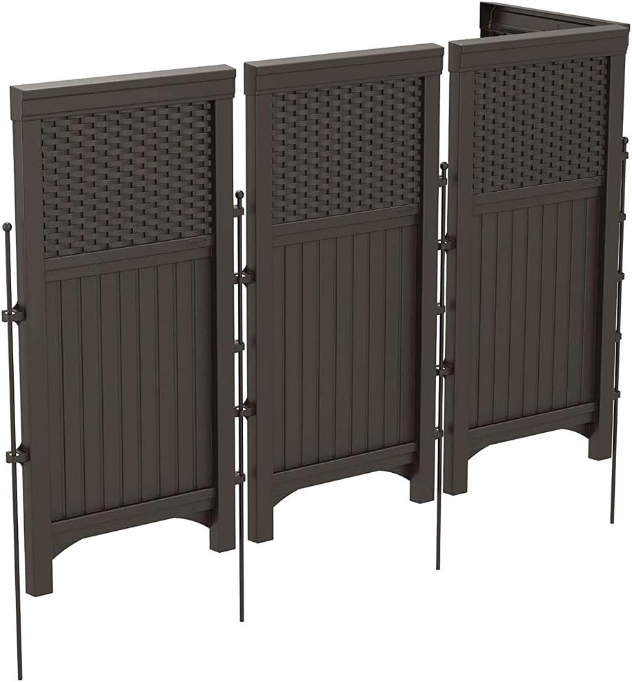 4 Freestanding Wicker Resin Re - Resin recension och pris