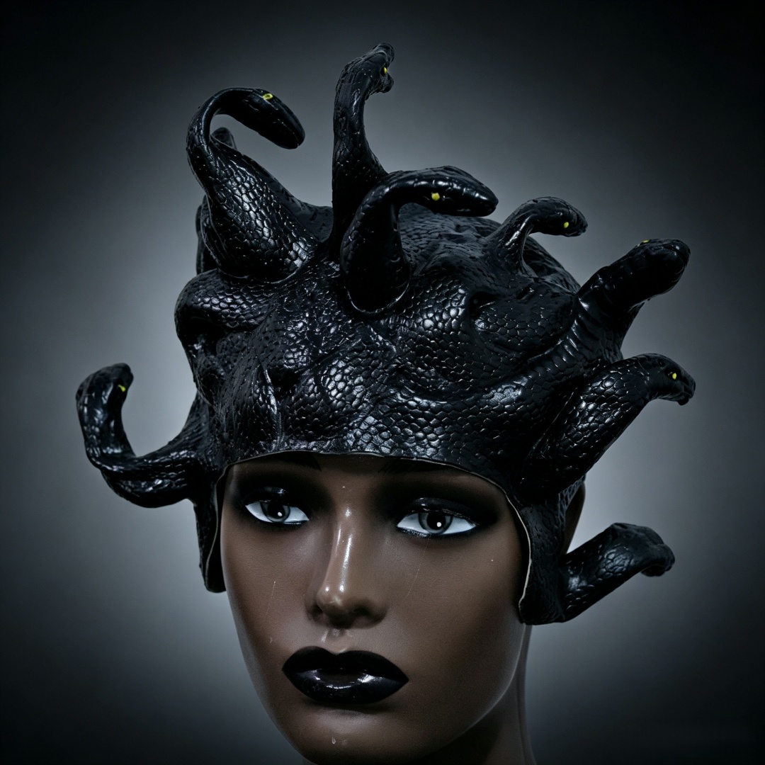 Medusa Latex Wig Mask, Horror  - Cobra Extruder recension och pris
