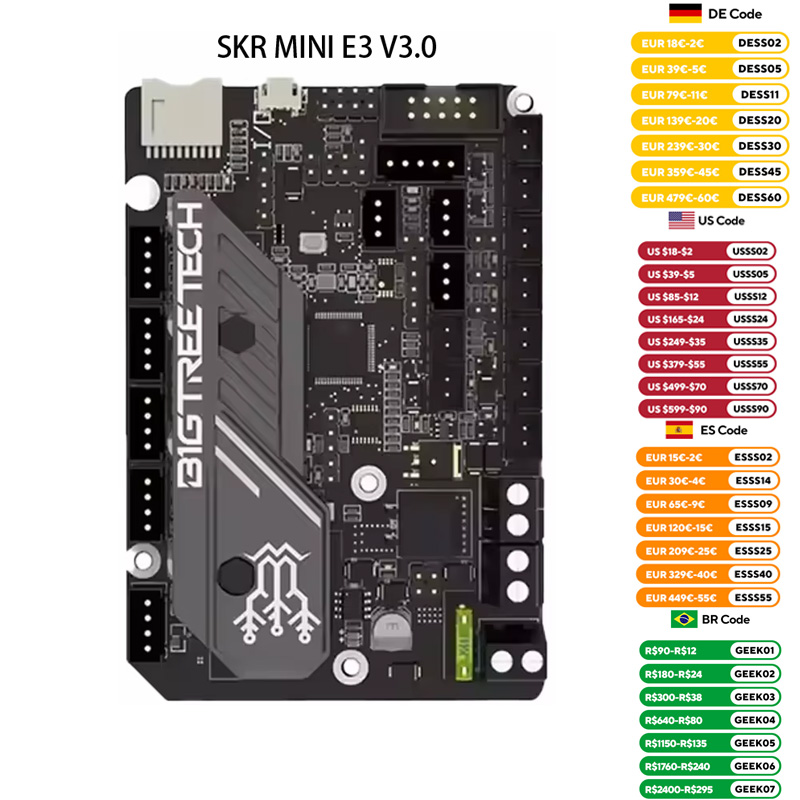 BIGTREETECH SKR MINI E3 V3.0 3 - Btt Skr Mini recension och pris