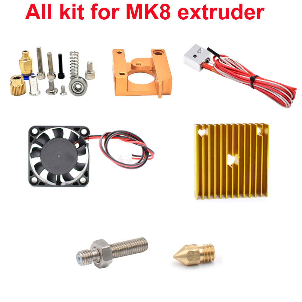 MK8 Extruder Kits J-head Hoten - Filament 1.75 recension och pris