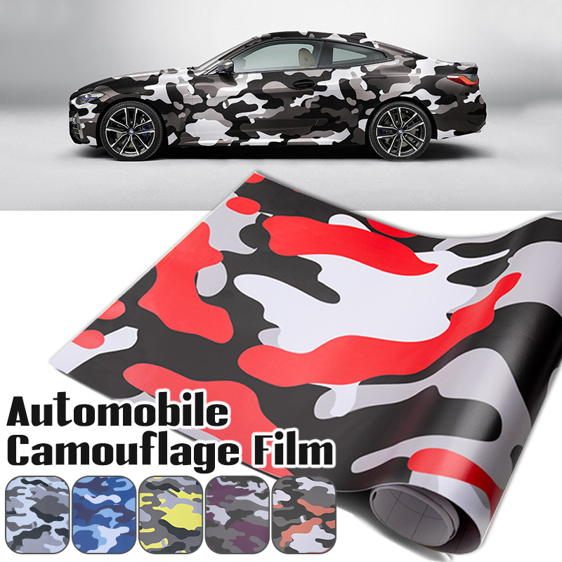 NEW Camouflage Vinyl Wrap Car  - Fep Film recension och pris