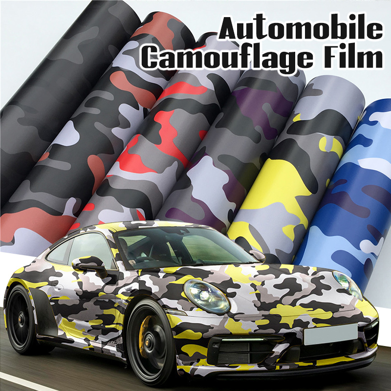 NEW Camouflage Vinyl Wrap Car  - Fep Film recension och pris