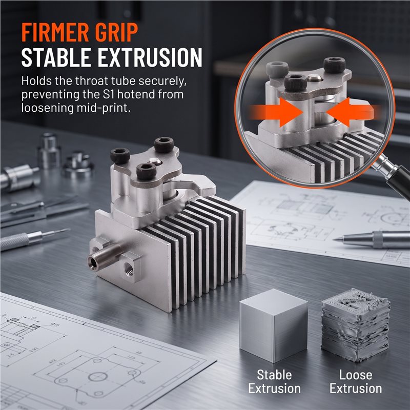 ABUO-For Anycubic Kobra S1 Com - Hotend Assembly recension och pris