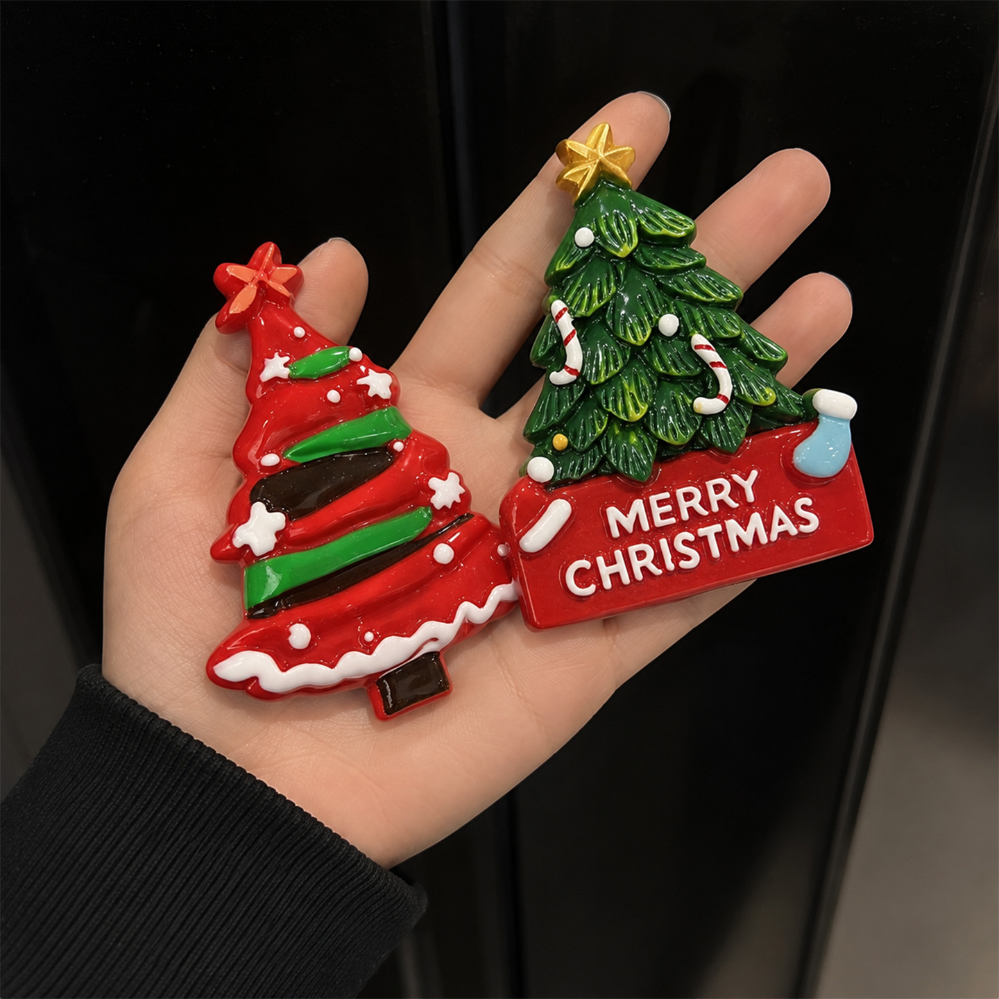 Christmas Refrigerator Magnets - Resin recension och pris