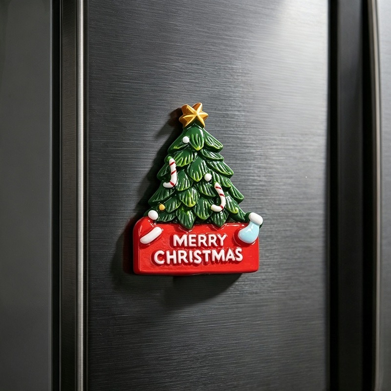 Christmas Refrigerator Magnets - Resin recension och pris