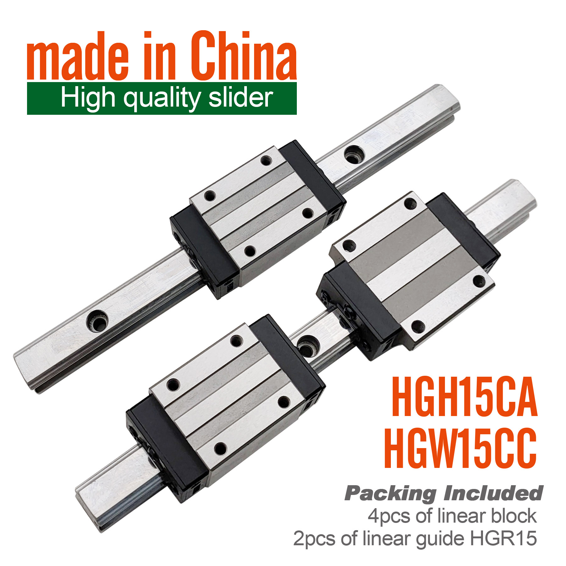HGW15CC HGH15CA  2pcs HGR15 li - Linear Rail Mgn12H Set recension och pris