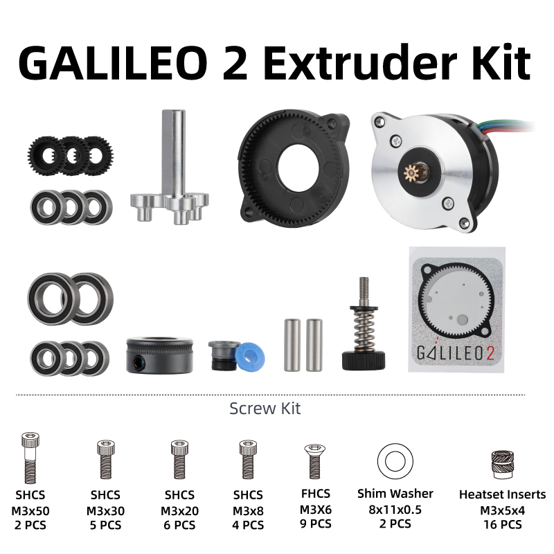 Mellow Galileo 2 Kits LDO (G2E - Nozzle Tungsten recension och pris